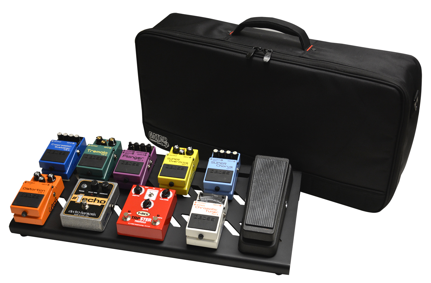 Removable & Easy to Carry Pedalboard Removable Removable Metal Guitar Effects Pedal Board 17.3x11.8 with Cable Supply Pedalboard Set Guitar Accessories 