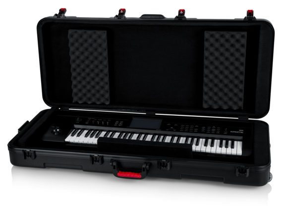 prototipo Establecer Apariencia Estuche para teclado de 61 notas, c/ ruedas GTSA-KEY61 - Gator Cases
